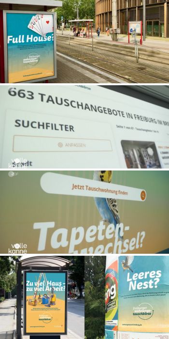 Freiburgs byttebørs – collage